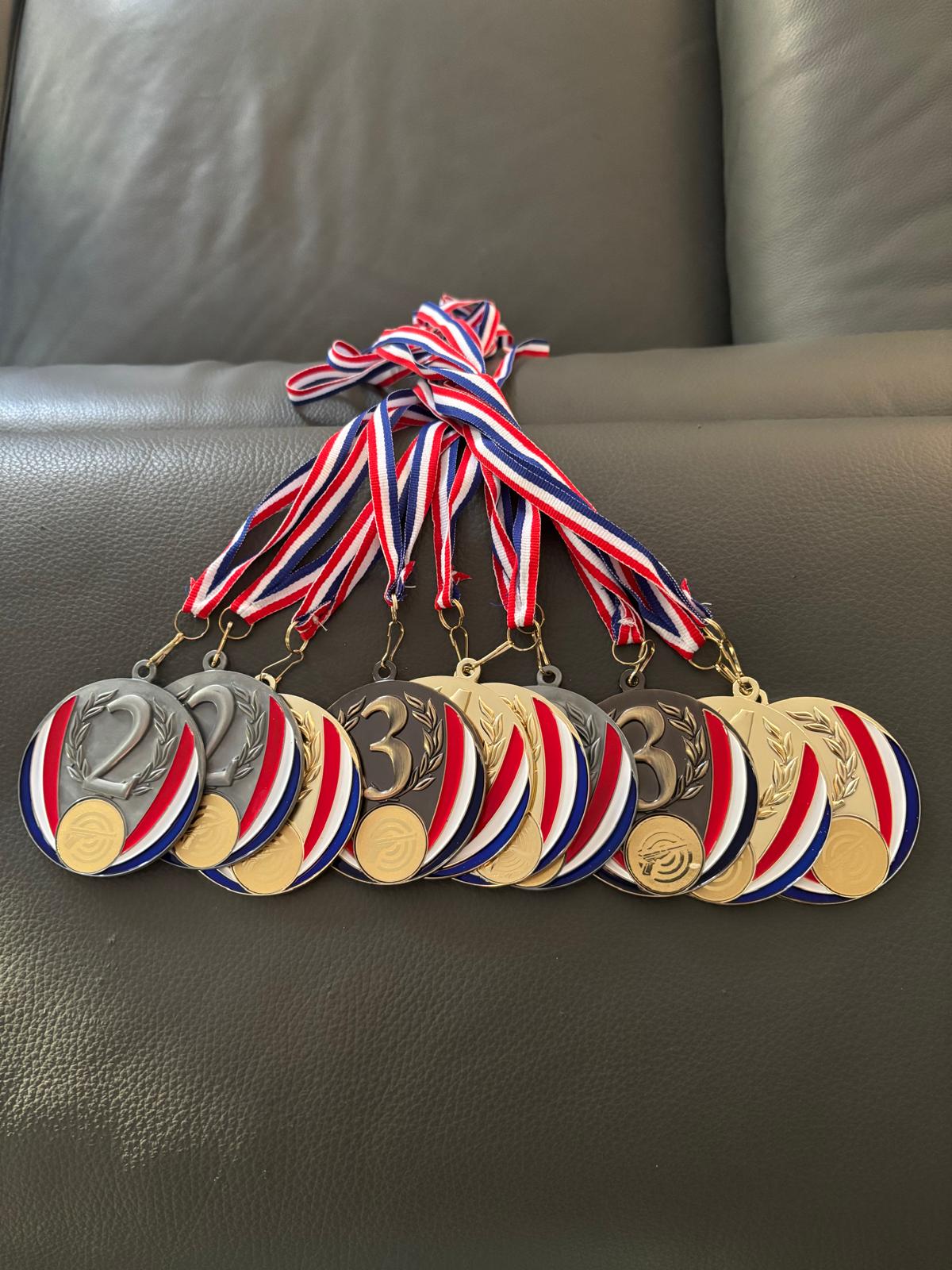 Une « brouette » de médailles